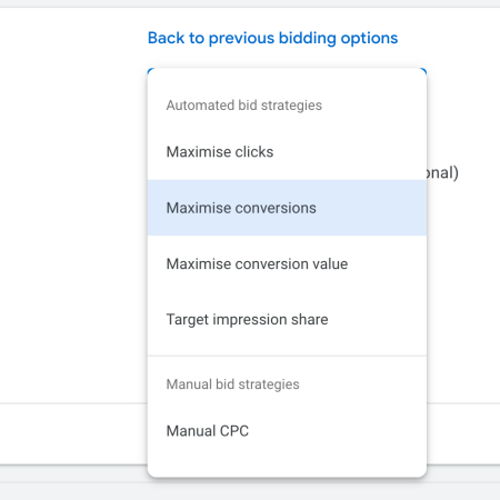 bidding strategies available using google ads b2b marketing paid ads snowball creations