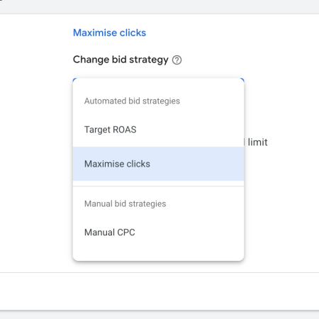 bidding strategies google ads account smart shopping ads