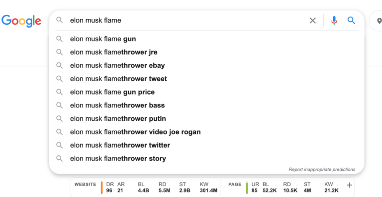 Use the auto fill feature within Search engines to help inform your ppc keyword strategy.